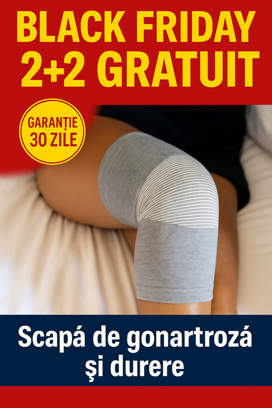 Genunchiere de compresie din Bambus ( 2 buc)